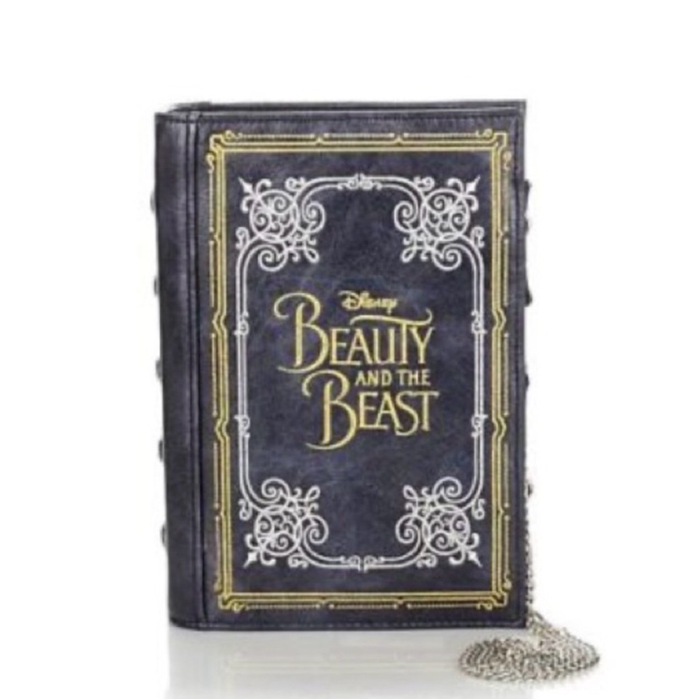 Disney Beauty And The Beast Black And Gold Clutch - image 1